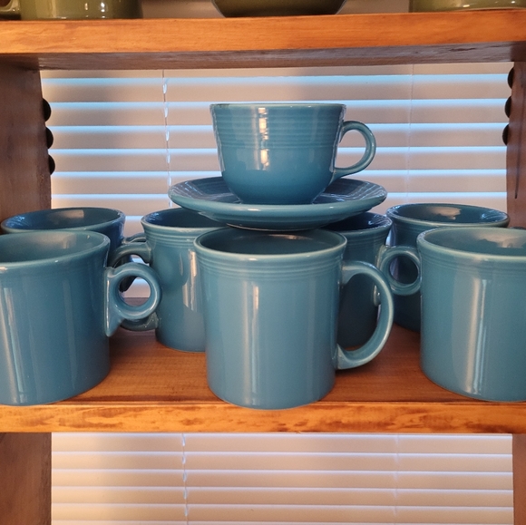 Fiestaware  mugs and teacups 🍵  $8 teacups  $12 mug.  Variety of colors - Picture 6 of 10